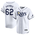Kooe T.Bay Rays #62 Jonathan Aranda Player White Home Limited Stitched Jerseys