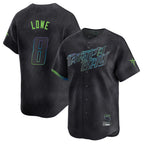 Kooe T.Bay Rays #8 Brandon Lowe Player Black City Connect Home Limited Stitched Jerseys