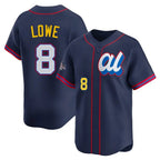 Kooe T.Bay Rays #8 Brandon Lowe Player Navy Limited American League All-Star Edition Stitched Jerseys