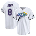 Kooe T.Bay Rays #8 Brandon Lowe Player White City Connect Home Stitched Jerseys