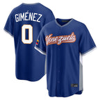 Kooe T.Blue Jays #0 Andres Gimenez Player Royal 2026 World Series Classic Limited Stitched Jerseys