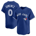 Kooe T.Blue Jays #0 Andres Gimenez Player Royal Home Game Stitched Jerseys