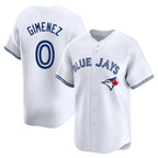 Kooe T.Blue Jays #0 Andres Gimenez Player White Home Limited Stitched Jerseys