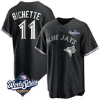 Kooe T.Blue Jays #11 Bo Bichette Player Black 2025 World Series Game Stitched Jerseys