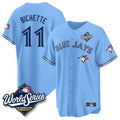 Kooe T.Blue Jays #11 Bo Bichette Player Blue 2025 World Series Game Stitched Jerseys