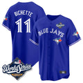 Kooe T.Blue Jays #11 Bo Bichette Player Blue 2025 World Series Rush Limited Stitched Jerseys