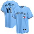 Kooe T.Blue Jays #11 Bo Bichette Player Blue Home Limited Stitched Jerseys