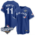 Kooe T.Blue Jays #11 Bo Bichette Player Royal 2025 World Series Limited Home Stitched Jerseys