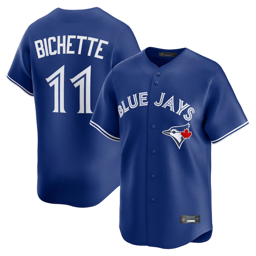Kooe T.Blue Jays #11 Bo Bichette Player Royal Limited Home Stitched Jerseys