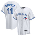 Kooe T.Blue Jays #11 Bo Bichette Player White Home Limited Stitched Jerseys