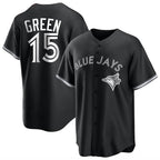 Kooe T.Blue Jays #15 Chad Green Player Black City Connect Limited Stitched Jerseys