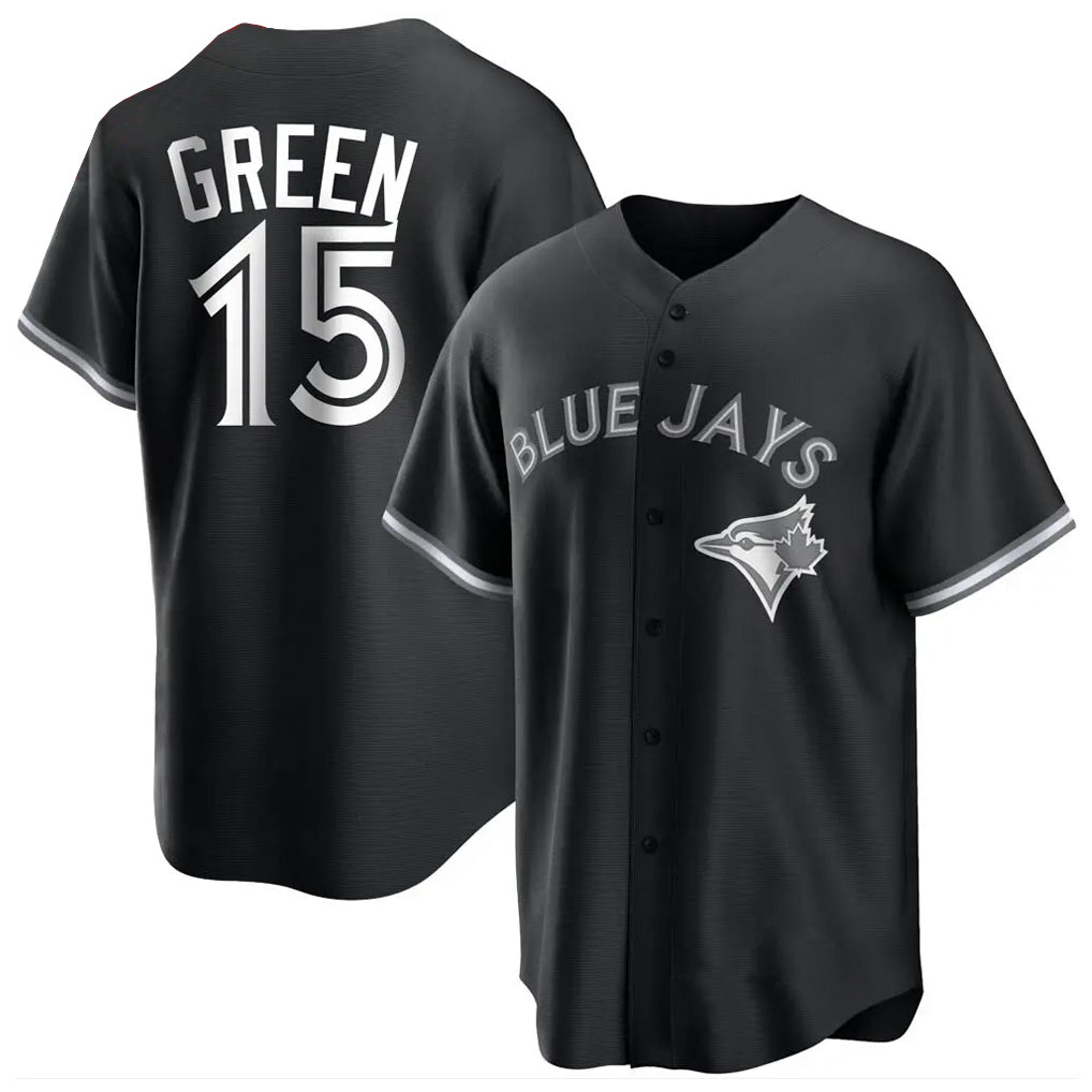 Kooe T.Blue Jays #15 Chad Green Player Black City Connect Limited Stitched Jerseys
