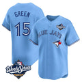 Kooe T.Blue Jays #15 Chad Green Player Blue 2025 World Series Game Stitched Jerseys