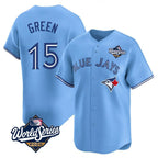 Kooe T.Blue Jays #15 Chad Green Player Blue 2025 World Series Game Stitched Jerseys