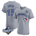 Kooe T.Blue Jays #15 Chad Green Player Gray 2025 World Series Elite Limited Stitched Jerseys