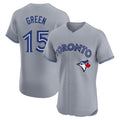 Kooe T.Blue Jays #15 Chad Green Player Gray Home Elite Limited Stitched Jerseys