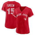 Kooe T.Blue Jays #15 Chad Green Player Red Home Limited Stitched Jerseys