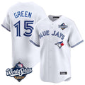 Kooe T.Blue Jays #15 Chad Green Player White 2025 World Series Limited Stitched Jerseys