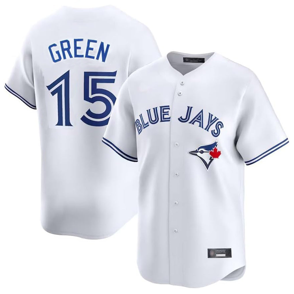 Kooe T.Blue Jays #15 Chad Green Player White Home Limited Stitched Jerseys