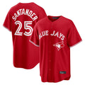 Kooe T.Blue Jays #25 Anthony Santander Player Red Home Limited Stitched Jerseys
