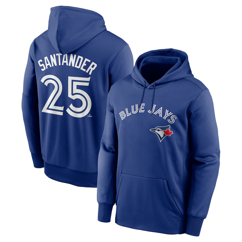 Kooe T.Blue Jays #25 Anthony Santander Player Royal Performance Pullover Hoodie