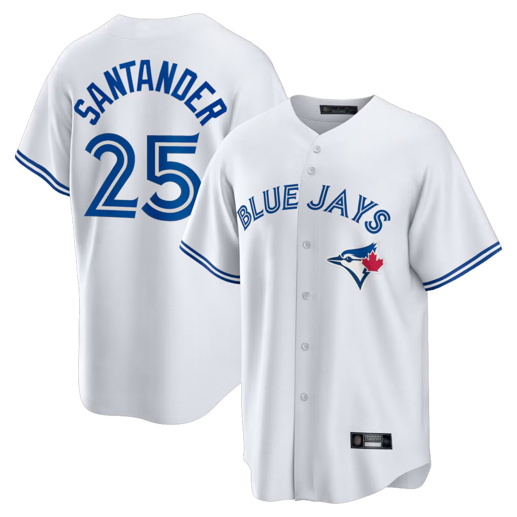 Kooe T.Blue Jays #25 Anthony Santander Player White Game Stitched Jerseys