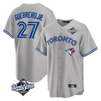 Kooe T.Blue Jays #27 Vladimir Guerrero Jr Player Gray 2025 World Series Stitched Jersey