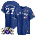 Kooe T.Blue Jays #27 Vladimir Guerrero Jr Player Navy 2025 American League All Stitched Jerseys