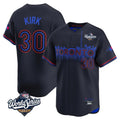 Kooe T.Blue Jays #30 Alejandro Kirk Player Black 2025 World Series City Connect Stitched Jerseys
