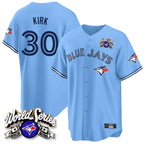Kooe T.Blue Jays #30 Alejandro Kirk Player Blue 2025 American League All Stitched Jerseys
