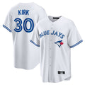 Kooe T.Blue Jays #30 Alejandro Kirk Player White Home Game Stitched Jerseys