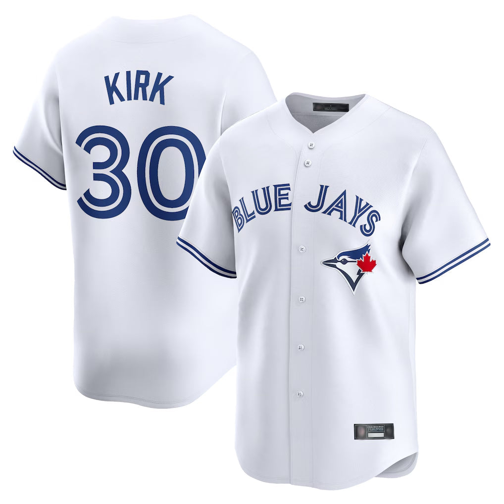 Kooe T.Blue Jays #30 Alejandro Kirk Player White Home Limited Stitched Jerseys