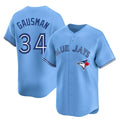 Kooe T.Blue Jays #34 Kevin Gausman Player Blue Home Limited Stitched Jerseys