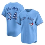 Kooe T.Blue Jays #34 Kevin Gausman Player Blue Home Limited Stitched Jerseys