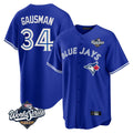 Kooe T.Blue Jays #34 Kevin Gausman Player Royal 2025 World Series Limited Stitched Jerseys