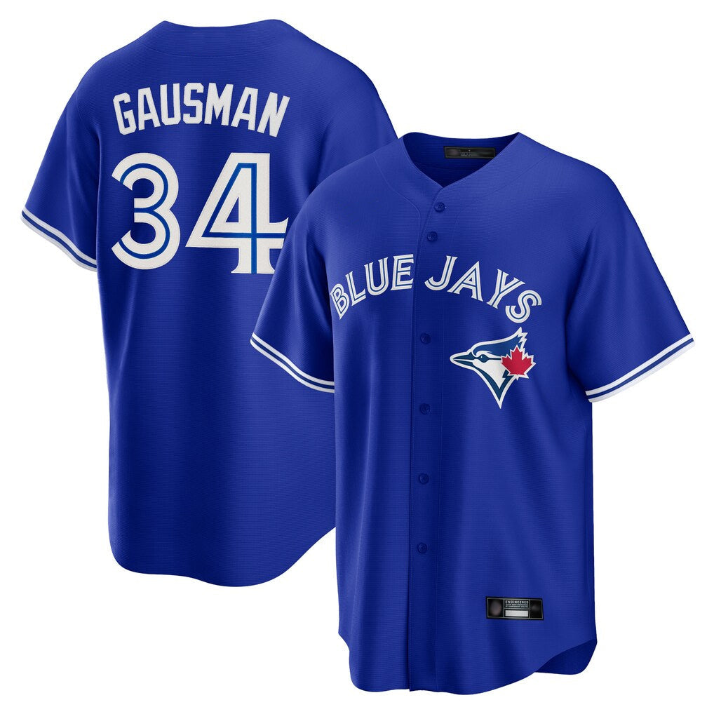 Kooe T.Blue Jays #34 Kevin Gausman Player Royal Alternate Replica Player Stitched Jerseys