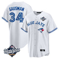 Kooe T.Blue Jays #34 Kevin Gausman Player White 2025 American League All Stitched Jersey