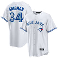 Kooe T.Blue Jays #34 Kevin Gausman Player White Home Game Stitched Jerseys