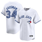 Kooe T.Blue Jays #34 Kevin Gausman Player White Home Limited Stitched Jerseys