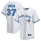 Kooe T.Blue Jays #37 Chad Green Player White Home Limited Stitched Jerseys