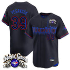 Kooe T.Blue Jays #39 Trey Yesavage Player Black 2025 American League Limited All Stitched Jerseys
