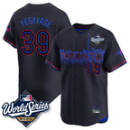 Kooe T.Blue Jays #39 Trey Yesavage Player Black 2025 World Series City Connect Stitched Jerseys