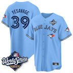 Kooe T.Blue Jays #39 Trey Yesavage Player Blue 2025 World Series Limited All Stitched Jerseys