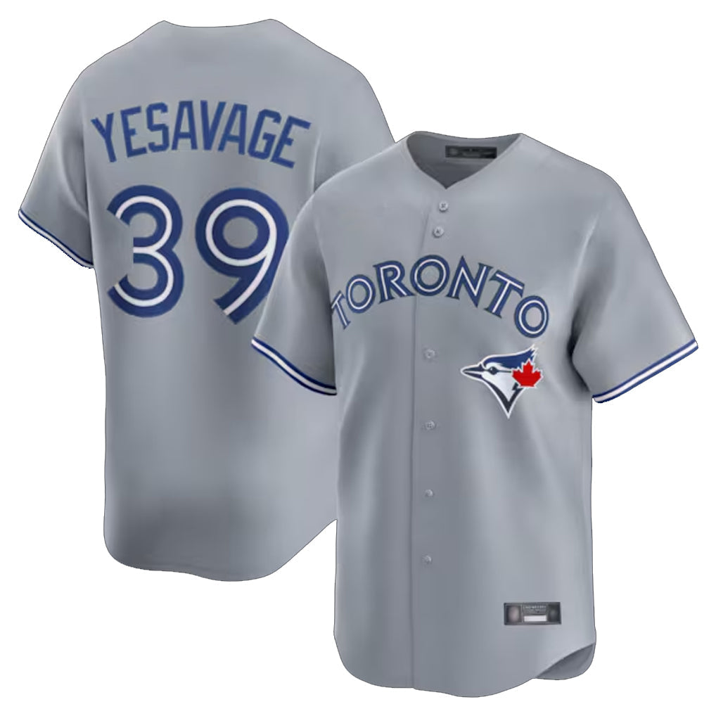 Kooe T.Blue Jays #39 Trey Yesavage Player Gray Home Limited Stitched Jerseys