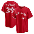 Kooe T.Blue Jays #39 Trey Yesavage Player Red Home Game Stitched Jerseys