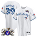 Kooe T.Blue Jays #39 Trey Yesavage Player White 2025 American League Limited All Stitched Jerseys