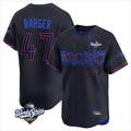 Kooe T.Blue Jays #47 Addison Barger Player Black 2025 World Series City Connect Stitched Jerseys
