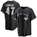 Kooe T.Blue Jays #47 Addison Barger Player Black City Connect Limited Stitched Jerseys