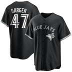 Kooe T.Blue Jays #47 Addison Barger Player Black City Connect Limited Stitched Jerseys