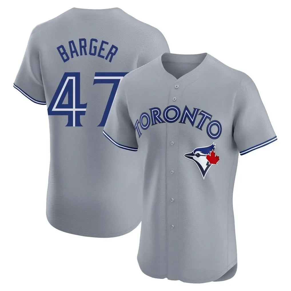 Kooe T.Blue Jays #47 Addison Barger Player Gray Elite Limited Stitched Jerseys